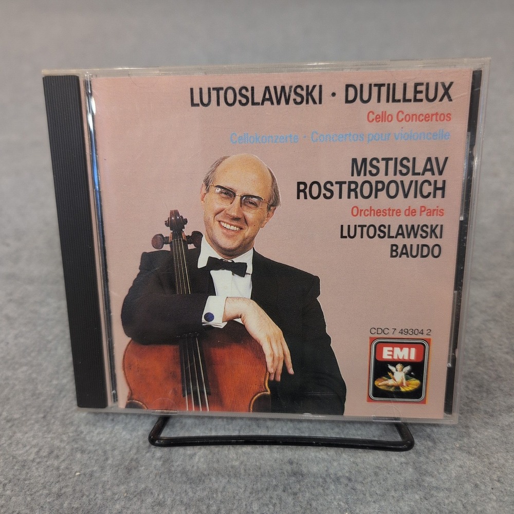Lutoslawski Dutilleux Cello‎ Concertos Rostropovich EMI Classical CD